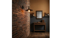 Wall Sconce Wrought Iron Wall Light 180 Degrees Rotation Adjustable Swing Arm Lamp for Cafe