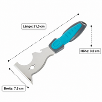 Robust Can Opener for Left-Handers, Dishwasher-Safe & Rust-Proof, Manual Kitchen Helper with Non-Slip Grip for Seniors