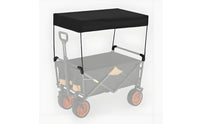Rainproof Camping Cart Rain Cover Sun Protection Wagon Sunshade Canopy Detachable Folding Wagon Canopy Top Easy Installation for Picnic, Beach, Gardening