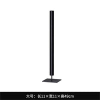 侘寂风法式铁艺烛台摆件玄关电视柜酒柜装饰黑色轻奢高级感细花瓶