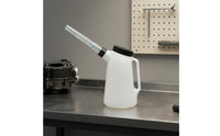 Oil Dispenser Bottle Dispensing Bottle with Spout Controlled Drizzle Oil Carafe for Mechanics