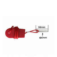 Replacement Treadmill Safety Key with Cord Compact Treadmill Emergency Stop Switch Secure Safety Key with Lanyard Easy for Fitness Center