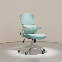 Adjustable Height Ergonomic Office Chair High-Density Foam Cushion Ergonomic Mesh Office Chair Rocking Function Space-Saving for Students, Teens, Conference Room
