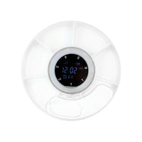 Bluetooth Electronic Medication Box with Alarm Portable Electronic Medication Box Transparent Easy-to-Read for Seniors