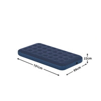 Inflatable Mattress Side Inflation Port Single Layer Air Mattress Padded