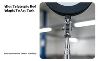 Under Vehicle Inspection Mirror Portable and Lightweight Telescoping Inspection Mirror Hand Tool Replaceable Battery