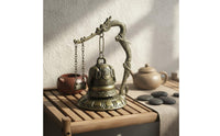 Exquisite Craftsmanship Bronze Dragon Bell Meaningful Gift Antique Bronze Bell for Office