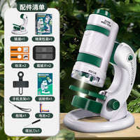 儿童手持便携式显微镜初中小学生迷你可看细菌实验室专用电子玩具 A