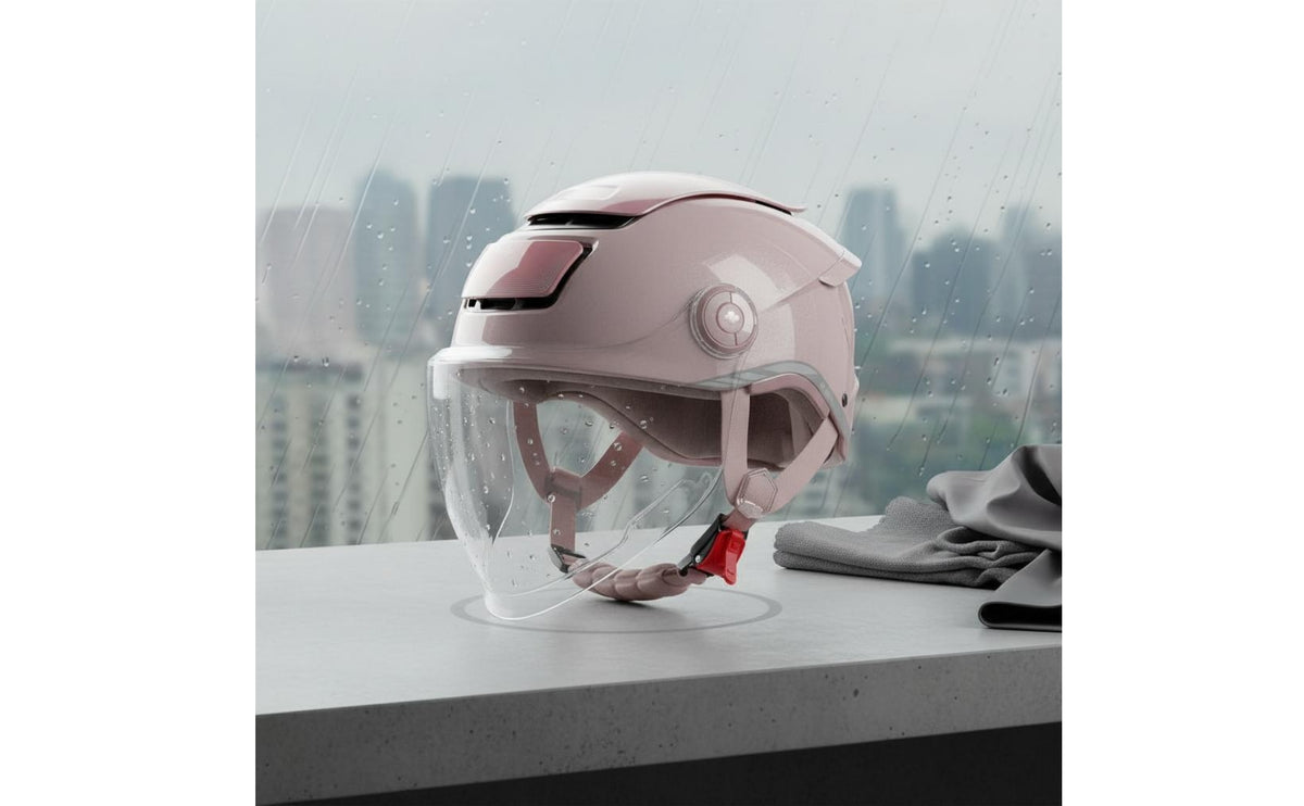 3C Certified Dual Visor Open Face Helmet for Commuting