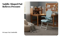 Fully Adjustable Ergonomic young Study Chair assist Rolling Mesh Chair weight-activated automaticsecureing casters Home Office Furniture Easy Installation for Students, Teenagers, Teens, schoolwork, Online Classes, Bedroom