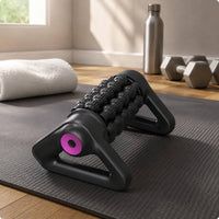Electric Massage Roller Plastic Shell Fascia Massager Muscle Roller Massager 360° Rolling Wellness Device Full-Body Relief