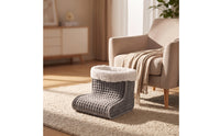 Electric Foot Warmer Electric Foot Warmer Quilted Heated Boot for Desk, Sofa