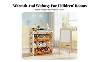 Multifunctional Storage bunnyThemed Toy Bin Organizer Large Capacity Multi-Compartment storage unit Rounded Corners children's Furniture Easy to Clean for Toddlers, Parents, Playroom, Nursery, Daycare Center, study corner