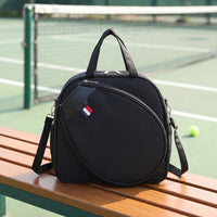 Square Racket Bag Racket Bag with Shoulder Strap Separate for Outdoor Practice