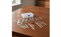 Sax Pad Tool Set Small Transport Container Sax Repair Tool Kit Stainless Steel Musical Accessory for Music Shop