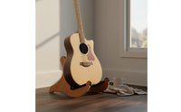 Foldable Folding Guitar Stand Tooltool-Less Setup V-Shaped Guitar Stand Scratch Protection Instrument Holder Non-Slip Feet