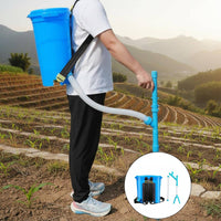 Manual Backpack Soil Amendment Applicator Portable Backpack Soil Amendment Applicator Knapsack Topdressing Tool Adjustable Flow