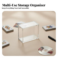 Transparent Display Box Thick Acrylic Protective Storage for Game Cards