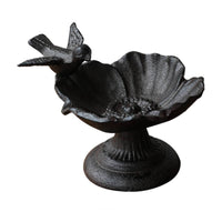 Cast Avian Feeder Garden Pedestal Bird Feeder Compact for Courtyard