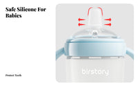 Anti-Choke Duckbill Sippy Cup Gentle on Gums Silic Single Sippy Cup Safe for Infants 6+ Months, Toddlers, Weaning, Mealtime, Outdoor