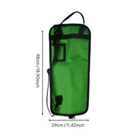 Drumstick Bag Portable Percussion Carrying Case Drum Holder for Students, Drummers