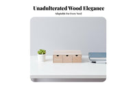 Desktop Storage Shelf with Drawers Multi-Functional Computer Stand with Drawer