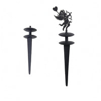 Slim Iron Hose Guide Stake Outdoor Decorative Hose Guide Spike