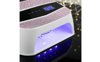 LED Nail Lamp Fast Curing Gel Nail Lamp with Smart Sensor Dryer Dual Wavelength Touch Control for Manicurists, Home DIY