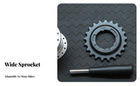 Internal Gear Hub Cog Long-Lasting Cycle Hub Sprocket Rear Wheel Cog Wear Resistant Drivetrain Part Effortless Functioning