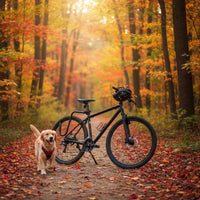 Handsfree Two-Wheeler & Pet Leash Shock Absorbing Cycle Dog Exerciser Easy Installation Pet Supply for Cyclists
