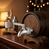 Beverage Dispenser Tap with Lever Handle, 304 Stainless Steel Juice Tap for Beer Keg