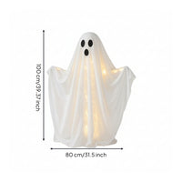 Halloween Ghost Decoration Light up Glowing Ghost Spooky Stable for Homeowners, Porch, Haunted House