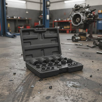 E-Hexalobular Socket Set Clear Markings E-Shaped Socket Set Organized for Mechanics, Garage