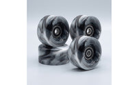 4 Pieces Roller Skate Wheels with Bearings Polyurethane Skate Wheels with Bearings Replacement Ready-to-Install for Skaters