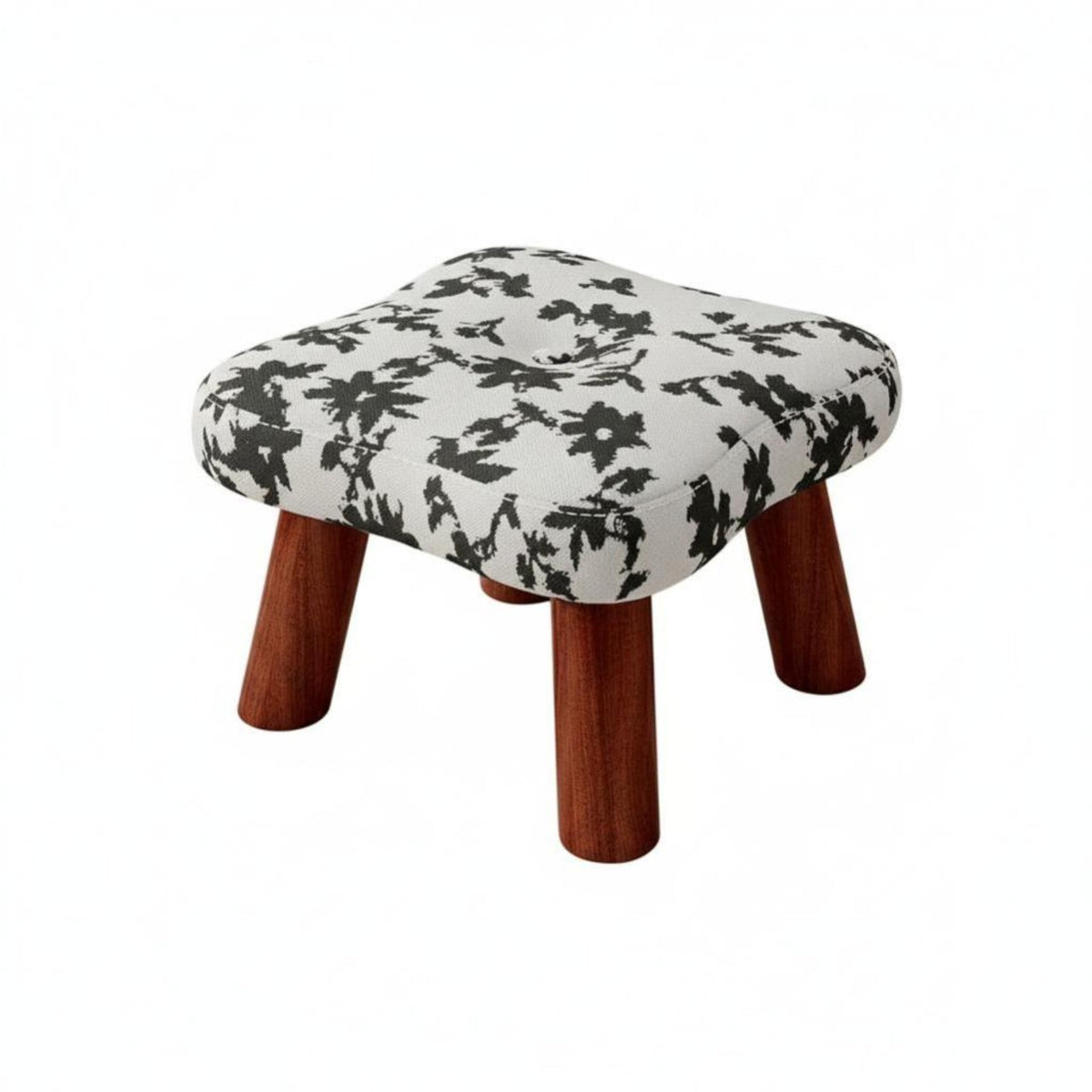 sturdy wood Legs Upholstered Shoe-Changing Bench Traditional Chinese Design Upholstered Changing Stool Soft Padded pad Entryway Seating Sturdy and long-lastinging for homeowners, Children, Expectant parents, Living Room, Bedroom, Closet