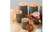 Ceramic Storage Jar Humidity-resistantProof Sealed Storage Jar Modern Design for Countertop