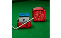 Portable Snooker Chalk Container Frosted Finish Pool Cue Accessory