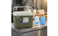 6 L Insulated Cooler Box Removable Lid Portable Cooler Box Carry Handle Portable Ice Chest Rectangular for Camping, Picnic, Travel, Car Use