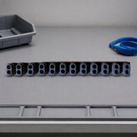 Single Row 12 Key Touch Strip Oval Openings Conductive Key Pad