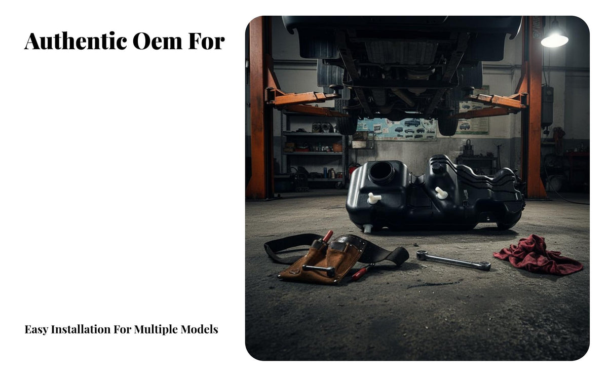 Leak-Proof Fuel Reservoir Assembly OE Fit Vehicle Fuel Reservoir Long-Lasting Construction for Auto Mechanics, DIY Enthusiasts, Garage