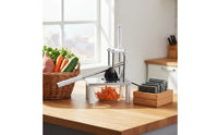 French Fry Cutter Easy to Use Fry Strips Maker Stainless Steel Manual Press Cutter for Snack Shop