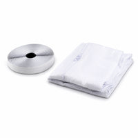 Window Barrier with Zipper Waterproof Window Sealing Cloth Portable for Bedroom, Apartment, Dorm Room