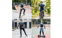 Ventilated Riding Protective Gear Vest with Guards Adjustable Motorcycle Safety Vest Padded Riding Protective Gear Lightweight for Skating