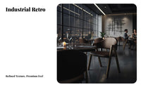 Cafe Table and Sofa Combination Retro Design Restaurant Booth Set Comfortable Seating Industrial Dining Set for Bar Owners, Dessert Shop, Tea House
