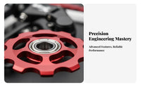 11 Tooth Guide Wheel CNC Machined 11T Derailleur Pulley Rear Derailleur Pulley Anodised Finish Cycle Guide Wheel