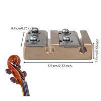 Peg Shaper with Brass Base Premium Violin Peg Shaper Hand-Turn for Luthiers