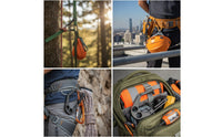 Climbing Hook with Slotted Arm Compact Gear Hanger for Arborists, Rope Access