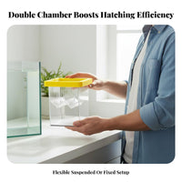Buoyant Aquatic Breeding Box High Clearness Acrylic Aquatic Hatchery Aquatic Habitat Breeder Box Multifunctional Easy to Clean