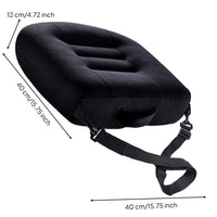 Thick Driving Cushion with Handle Raised Booster Cushion with Straps Padded Portable for Short Drivers