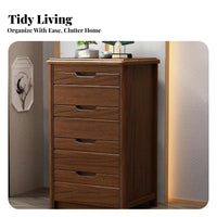 Multi-Drawer Chest Fully Assembled Nightstand Modern Design for Parents, Renters